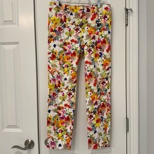 Etcetera Flower Field Abstract Ankle Length Pants